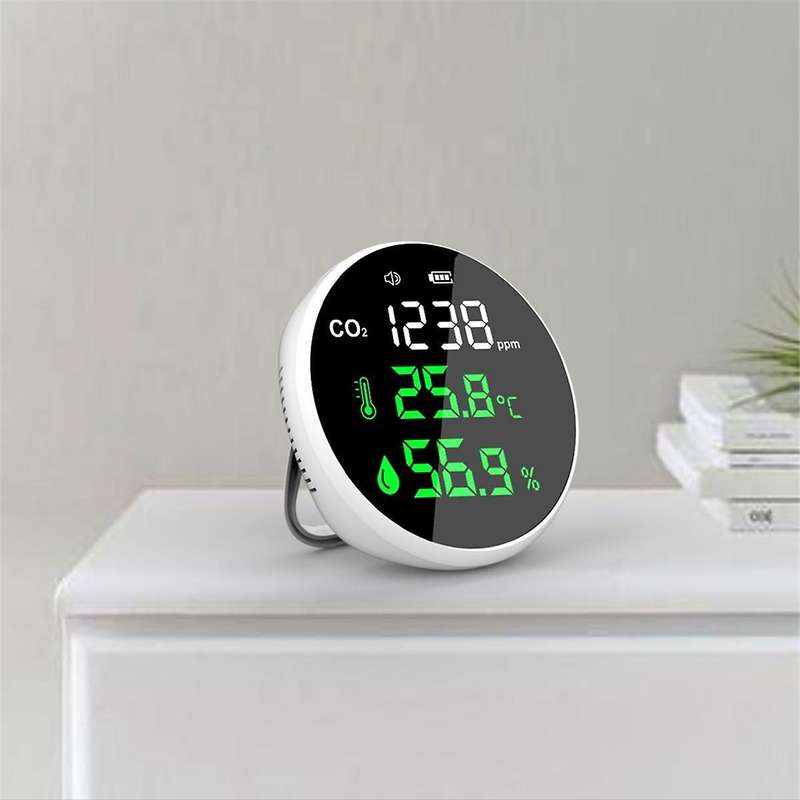Portable Carbon Dioxide Detector Air Quality Tester CO2 Meter Thermometer Hygrometer Detector