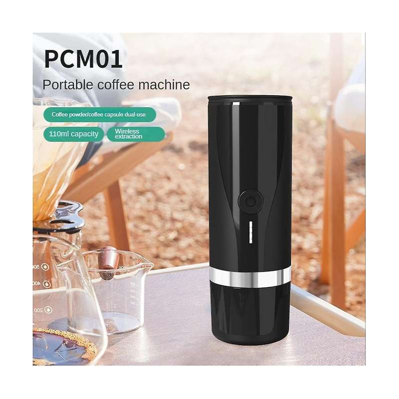 Portable Coffee Maker Rechargeable Espresso Machine Mini Car Coffee Make Ground Coffee & Espresso T