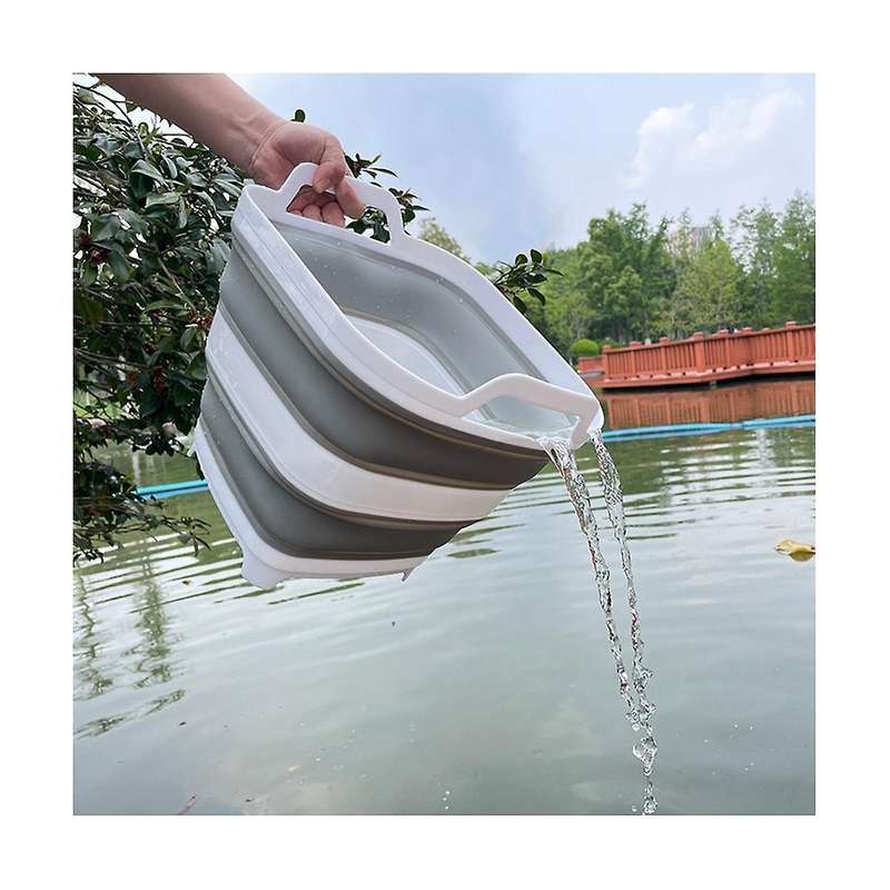 Portable Cleaning Bucket with Handle Foldable Bucket Suitable Car Wash Outdoor Fishing, Garden, Cam