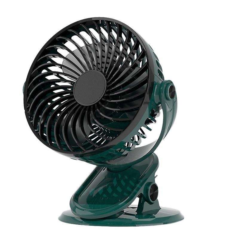 Portable Clip on Fan Wireless Battery Operated Mini 3 Speeds 360Adjustable USB Fans for Car Baby Str