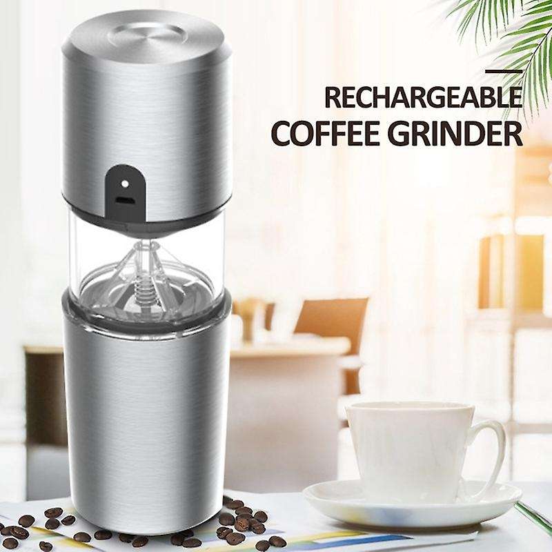Portable Coffee Maker with Grinder and Filter, USB Rechargeable Electric Coffee Maker Machine