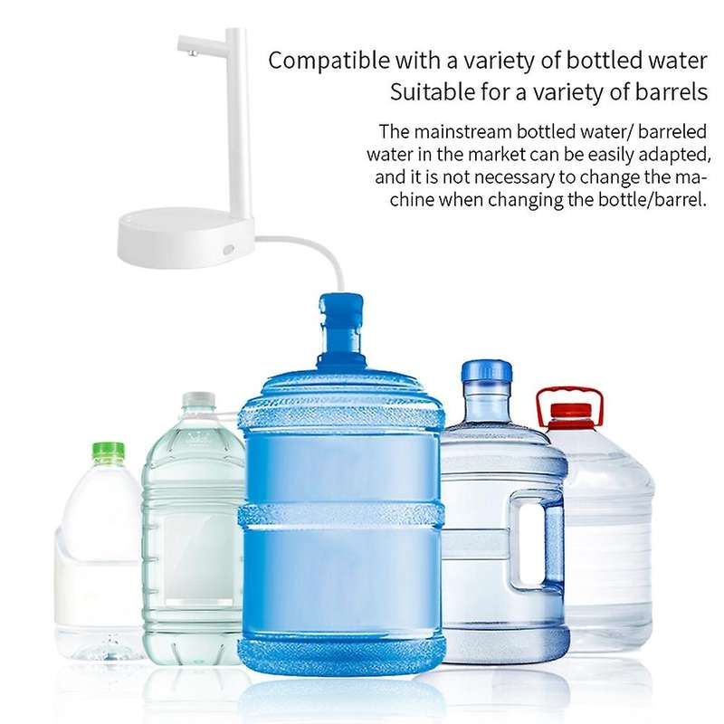 Portable Desktop Electric Water Dispenser Water Barreled Gallon Pump Usb Charging Automatic 6 Gear