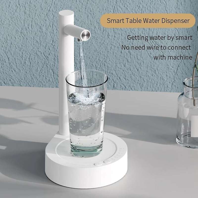 Portable Desktop Electric Water Dispenser Water Barreled Gallon Pump Usb Charging Automatic 6 Gear