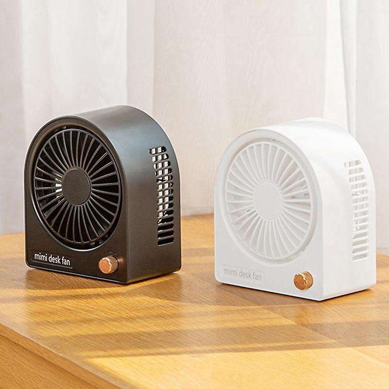 Portable Desk Fan USB Rechargeable Mini Fan with Strong Wind Quiet Operation Desktop Fan for Office