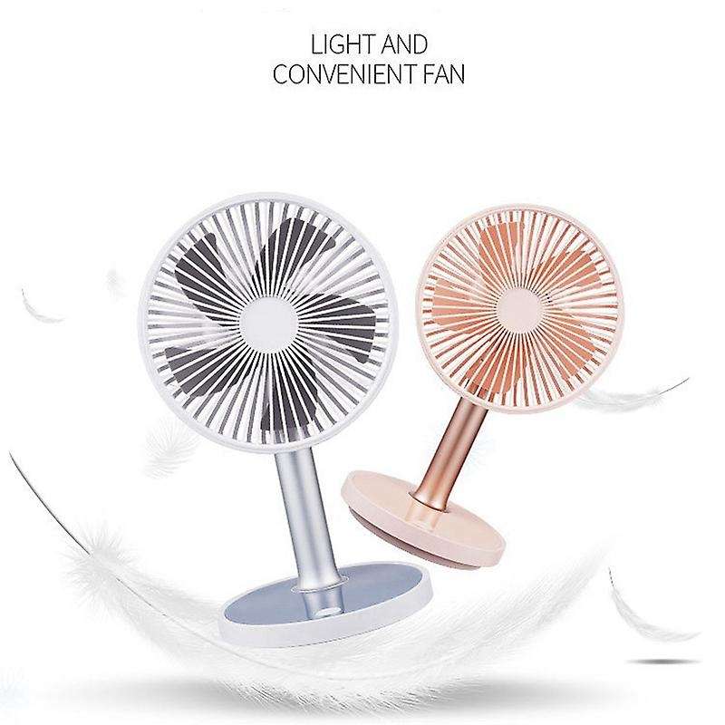 Portable Desktop Fan Air Circulation Fan Personal Cooling Fan USB Recharge Small Air Cooler for Offi