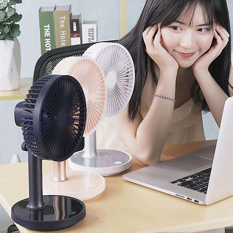 Portable Desktop Fan Air Circulation Fan Personal Cooling Fan USB Recharge Small Air Cooler for Offi