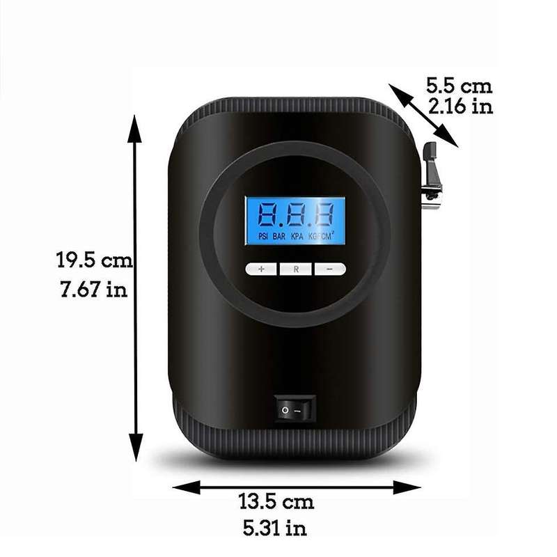 Portable Digital Tire Inflator 120W Air Compressor Pump High Pressure Electric Air Pump for Car Outd