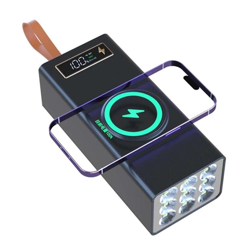 Portable DIY Mobile Power Box External 21x18650 5V Solder-Free Battery Charging Storage Box Case USB