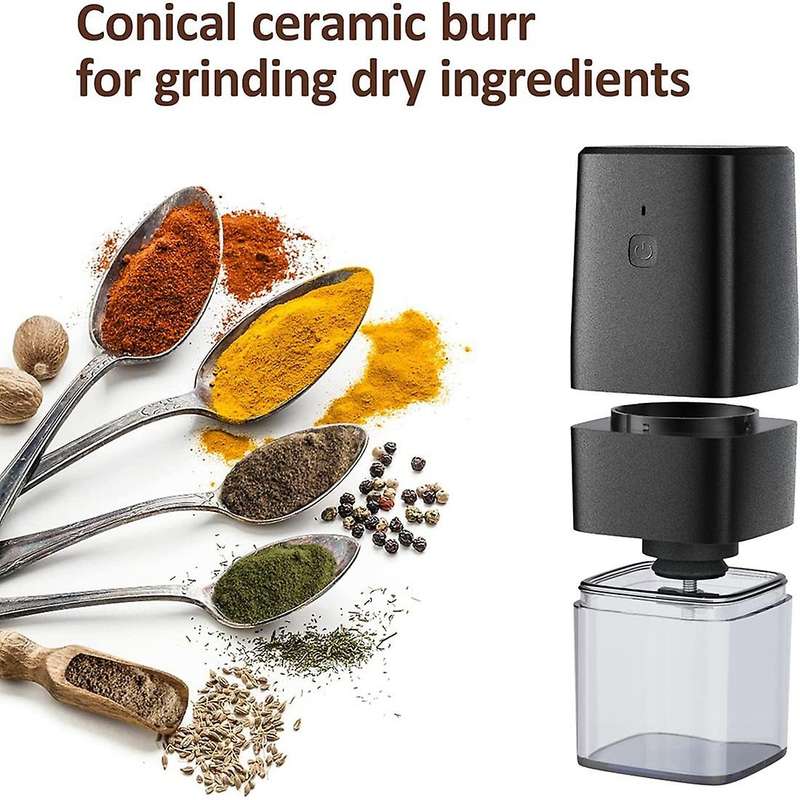 Portable Electric Burr Coffee Bean Grinder,USB Rechargeable with Multi Grind Setting,Coffee Mill for
