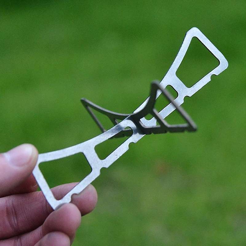 Portable Durable Stainless Steel Steamers Stand Outdoor Camping Hiking Picnic Cookware Steaming Stan