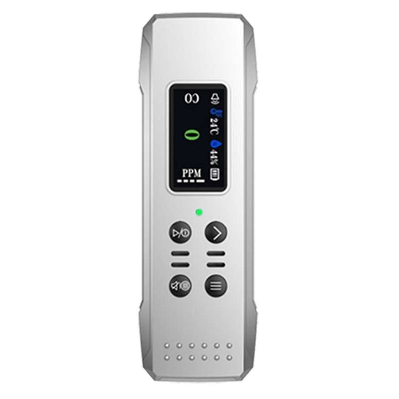 Portable Electrochemical Sensor CO Tester LCD Screen PPM Detector with Sound Light Alarm and Low Bat