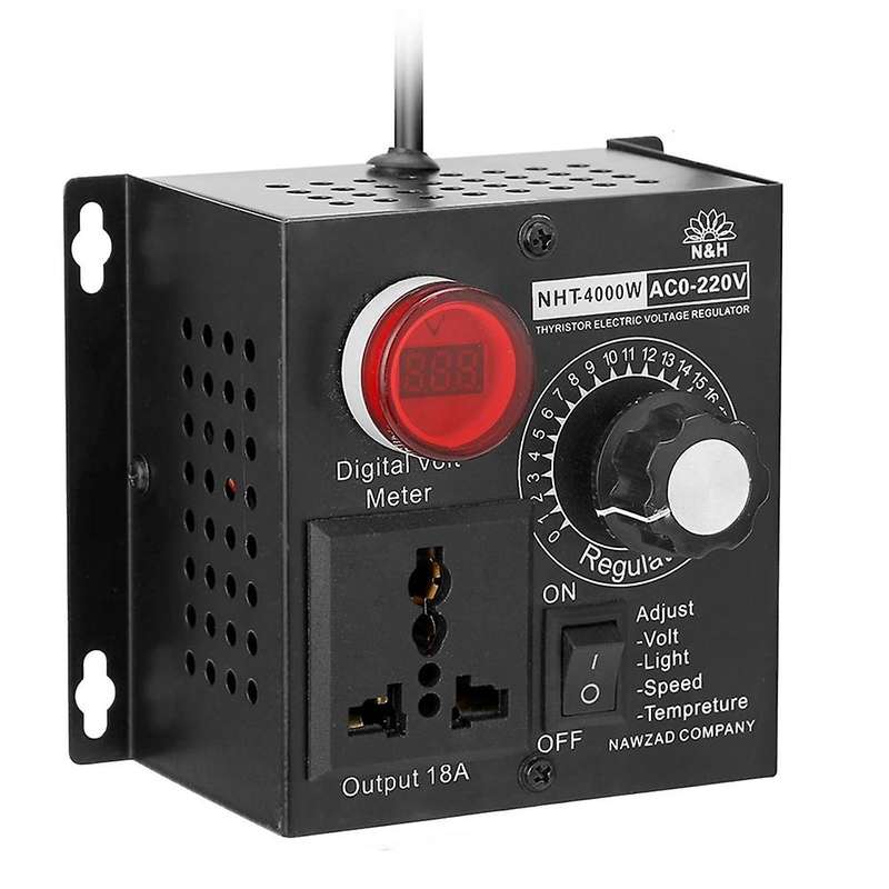 Portable Electronics Voltage Regulator Variable Speed Controller 4000W Electric Variable Speed Contr