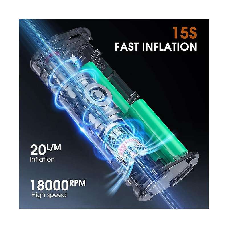 Portable Electrical Air Pump LED Digital Display Wireless Car Air Compressor for Car Motorcycle Bik