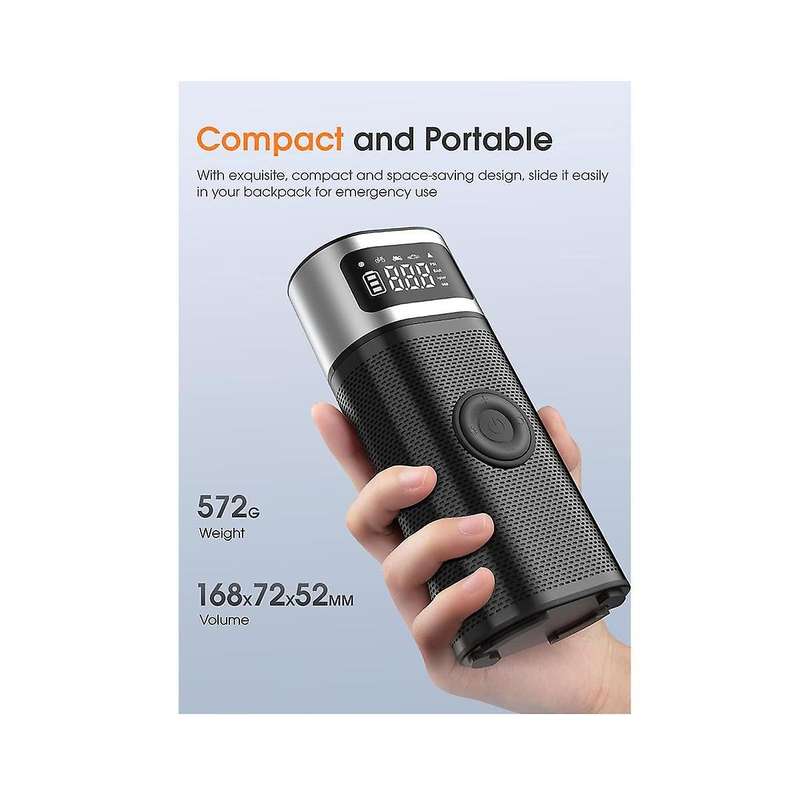 Portable Electrical Air Pump LED Digital Display Wireless Car Air Compressor for Car Motorcycle Bik