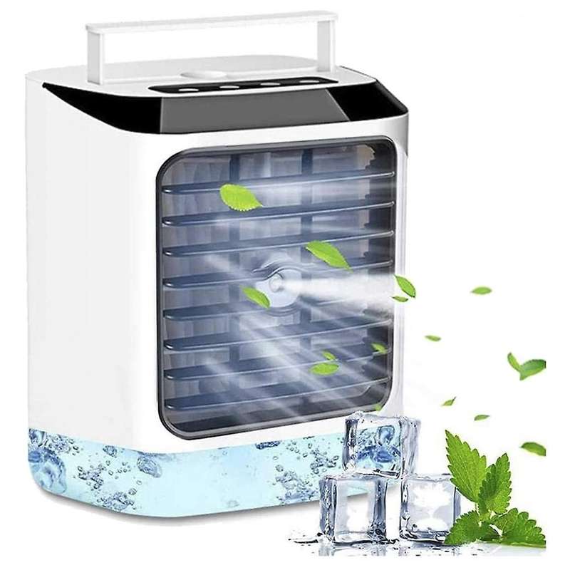 Portable Evaporative Air Cooler, Mini USB Air Conditioner, 4 in 1 Small Personal Space Air Condition