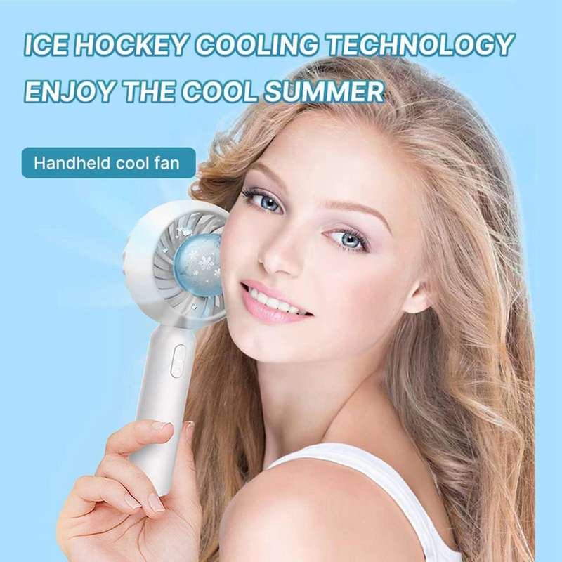 Portable Fan Handheld Cool Fan Small Personal Handheld Fan Cooling Electric Fan for Travel Outdoors