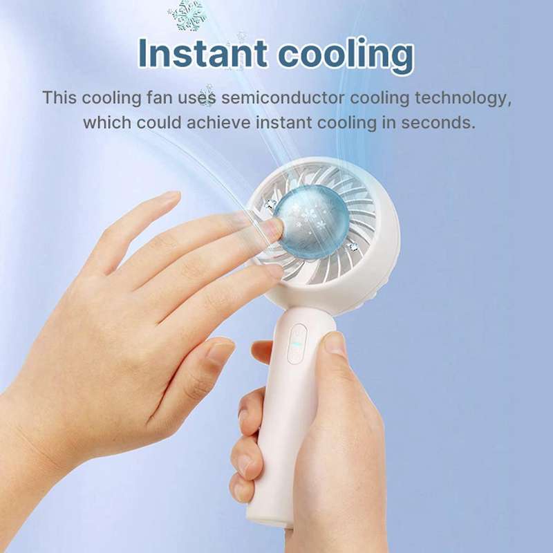 Portable Fan Handheld Cool Fan Small Personal Handheld Fan Cooling Electric Fan for Travel Outdoors
