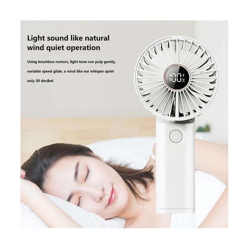 Portable Fan Handheld Fan, Neck Fan,quiet, Usb Charging Fan, Mobile Battery Function, Convenient To