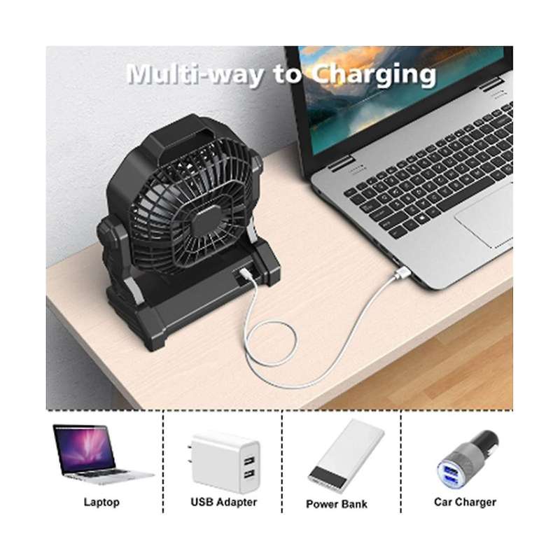 Portable Fan,rechargeable Fan Battery Operated Fan,quiet and Adjustable Head Fan,small Usb Fan for V