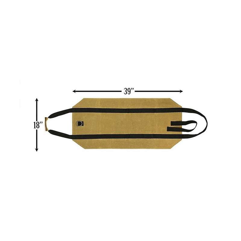 Portable Firewood Storage Bag Logging Transport Bag Field Log Storage Bag for Carrying Wood Indoor a