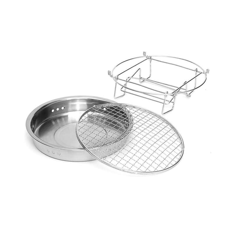 Portable Folding Grill Stainless Steel Barbecue Grill Round Folding Bbq Grill Outdoor Camping Picnic