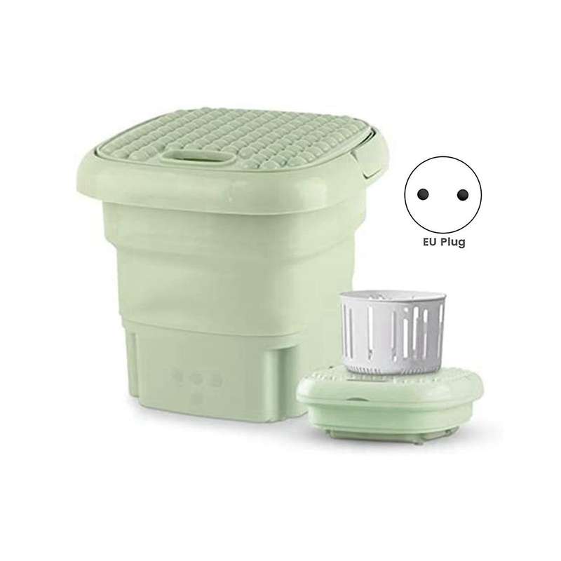 Portable Folding Mini Semi-automatic Washing Machine, Suitable for Baby Clothes, Underwear, Socks E