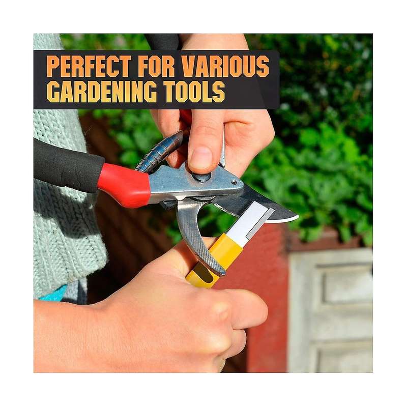 Portable Garden Tool Tungsten Steel Alloy Outdoor Sharpening Tools for Pruners