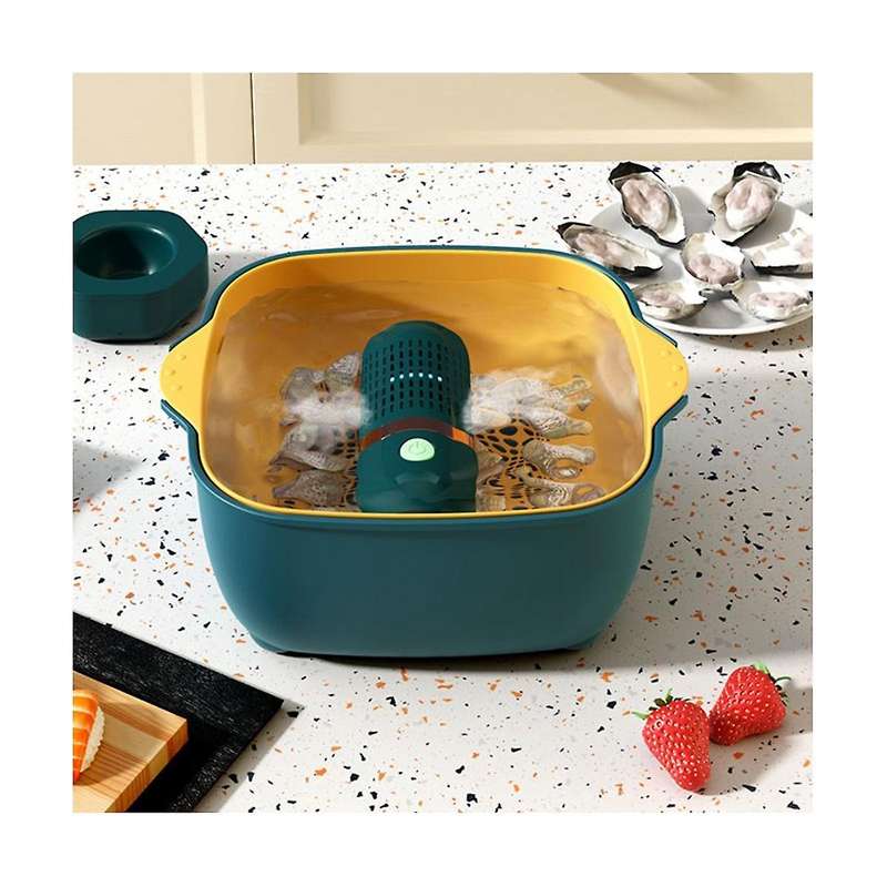 Portable Fruit Vegetable Washing Machine Capsule Shape Disinfection Vegetables Household Kitchen Fo