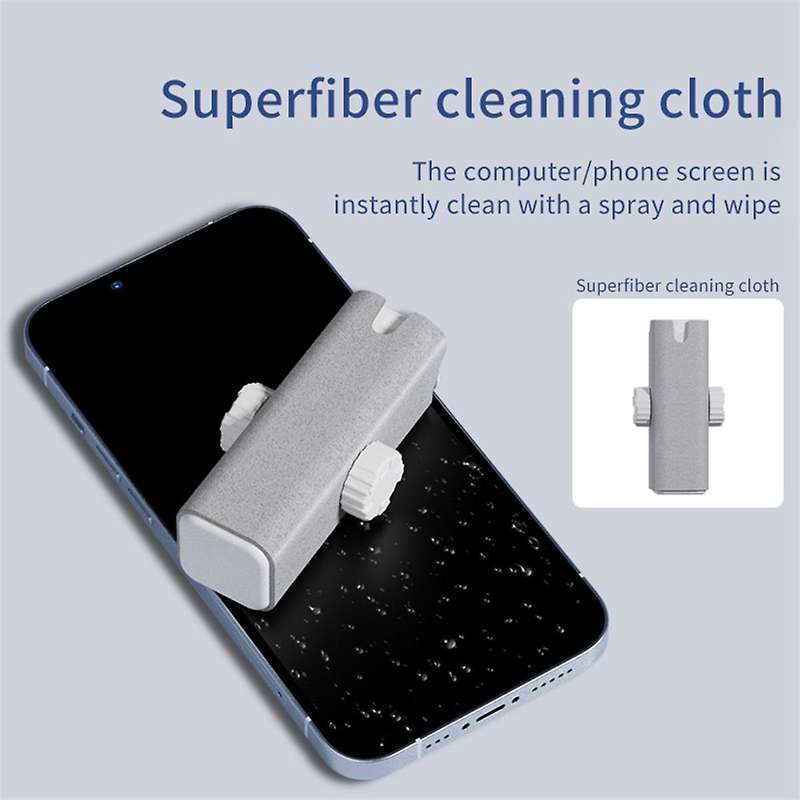 Portable Glasses Cleaner Tool Glasses Cleaning Microfiber Screen Cleaner Tool for Glasses Phone PC,