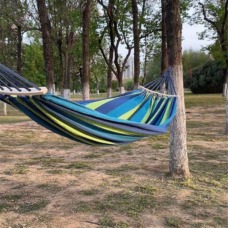 Portable Hammock Camping Thicken Swinging Chair Outdoor Hanging Bed Canvas Rocking Chair Not with Ha