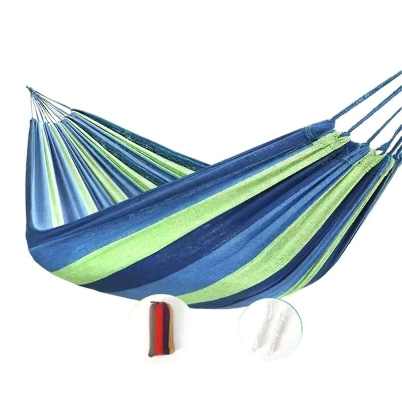 Portable Hammock Camping Thicken Swinging Chair Outdoor Hanging Bed Canvas Rocking Chair Not with Ha