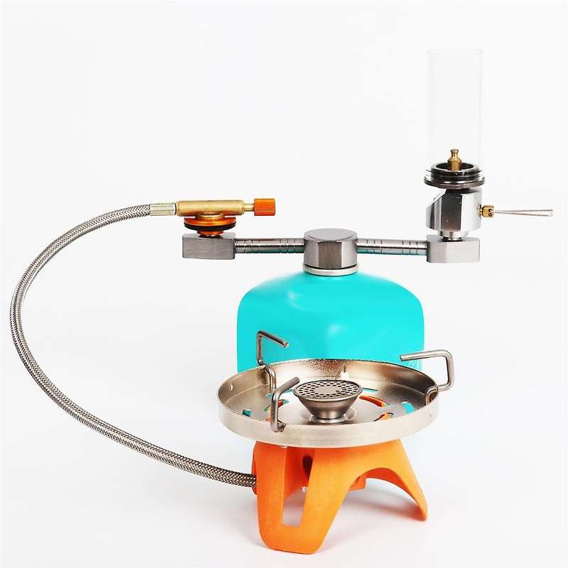 Portable Gas Stove Canister Connection Adapter 1 to 4 Burner Connector Tank Converter for Outdoor Hi