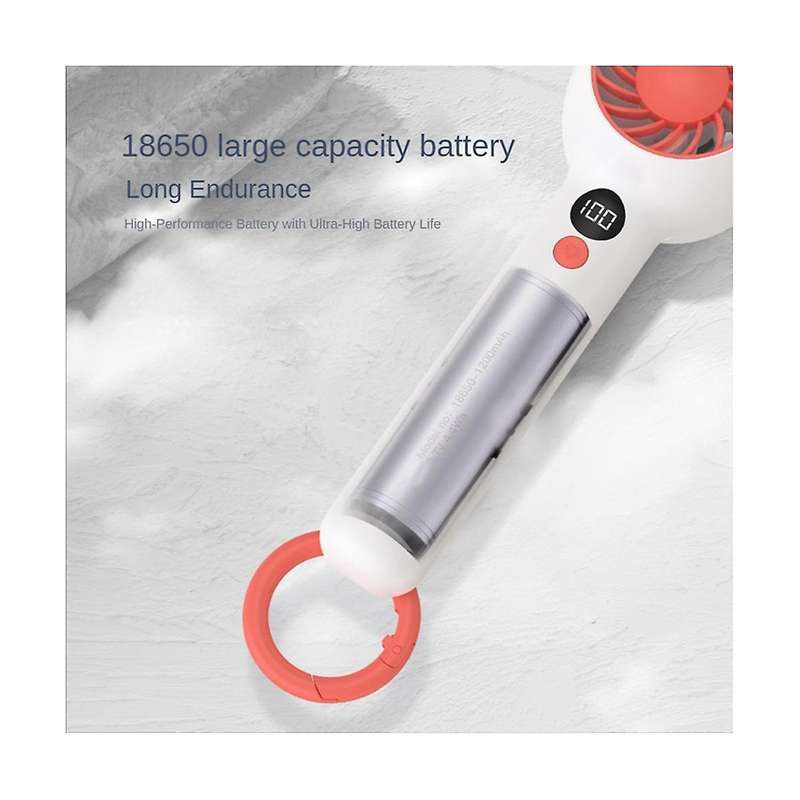 Portable Handheld Fan Usb Rechargeable Battery Adjustable Three-block Wind Speed Cooling Cooling De