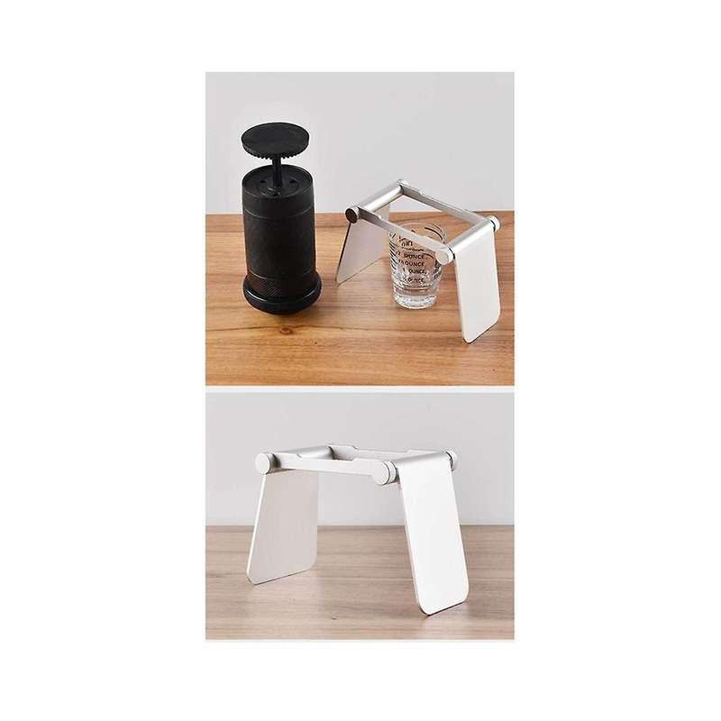 Portable Hand-pressed Coffee Machine Small Portable Hand-washed Filter Cup Foldable Aluminum Alloy B