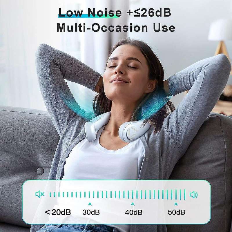 Portable Hanging Neck Air Conditioner Fan Semiconductor Cooling Neck Fan, 4000mah Wearable Air Condi