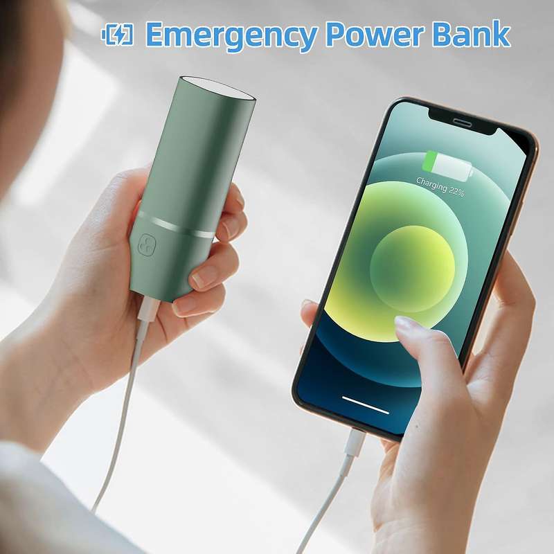 Portable Handheld Fan, Powerful Personal Mini Fan Hand Fan 2 Speed Adjustable USB Rechargeable for H