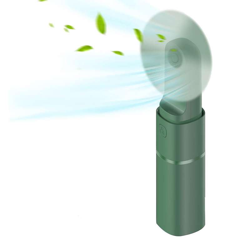 Portable Handheld Fan, Powerful Personal Mini Fan Hand Fan 2 Speed Adjustable USB Rechargeable for H