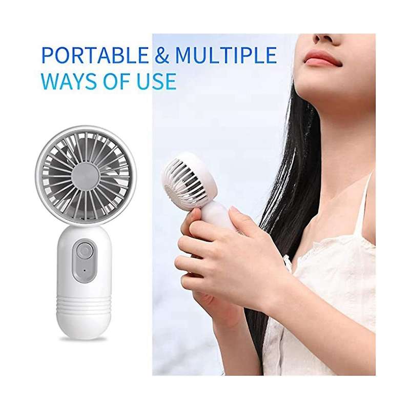 Portable Handheld Mini Fans, USB Rechargeable Personal Fan for Travel/Camping/Outdoor/Home/Office 2