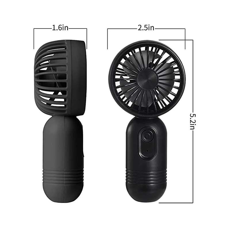 Portable Handheld Mini Fans, USB Rechargeable Personal Fan for Travel/Camping/Outdoor/Home/Office 2