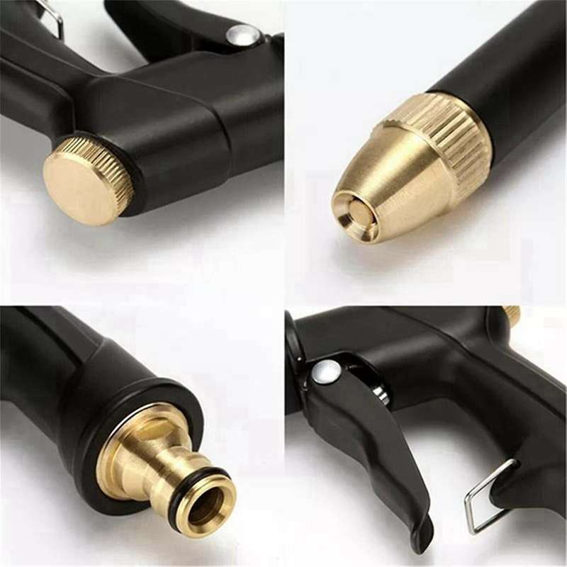 Portable High Pressure Water Cleaning Car Washing Machine Garden Watering Hose Nozzle Foam Thread Qu