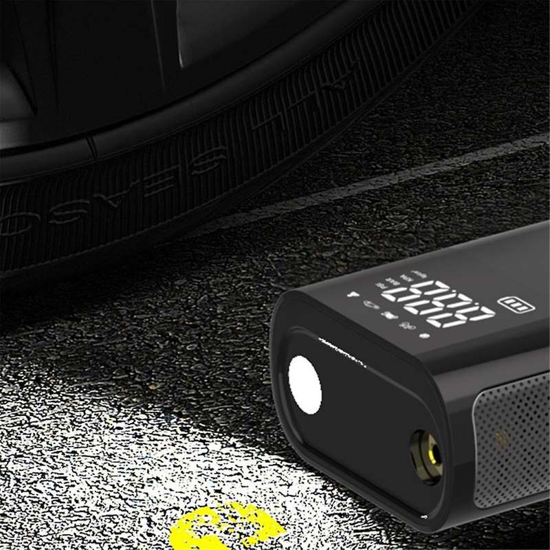 Portable Inflator Compressor Pump with Led Lamp for Car Motorcycle Tyre Balls Wireless Electric Car