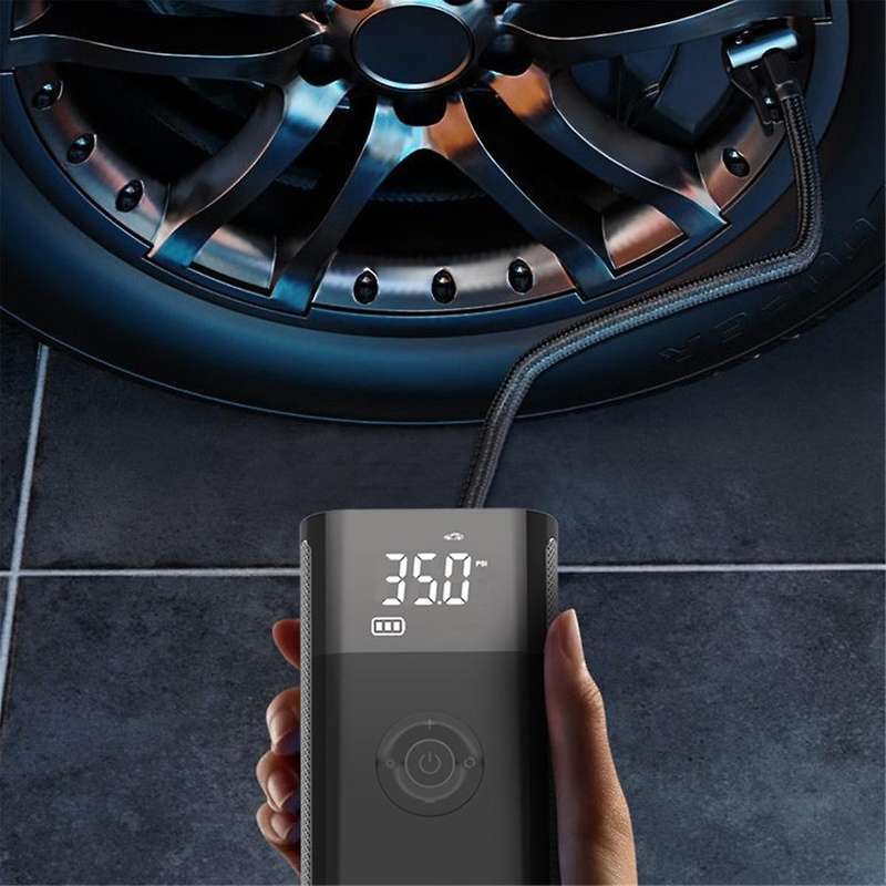 Portable Inflator Compressor Pump with Led Lamp for Car Motorcycle Tyre Balls Wireless Electric Car