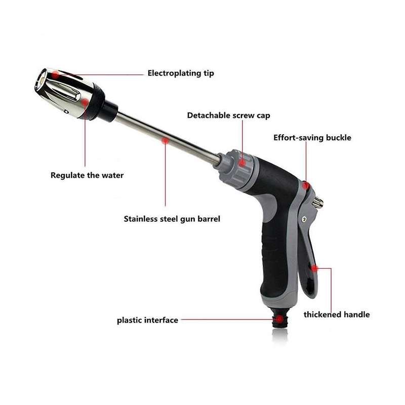 Portable High-pressure Water Spray for Cleaning Car Wash Machine Garden Watering Hose Nozzle Sprink