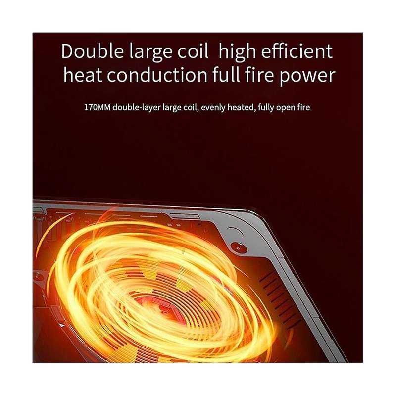 Portable Induction Cooktop 8temp Touch Burner Cooker Countertop Burner Induction Hotplate Low Noise