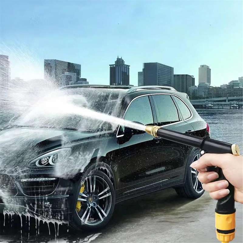 Portable High Pressure Cleaning Watering Hose Nozzle Foam Thread Quick Connector