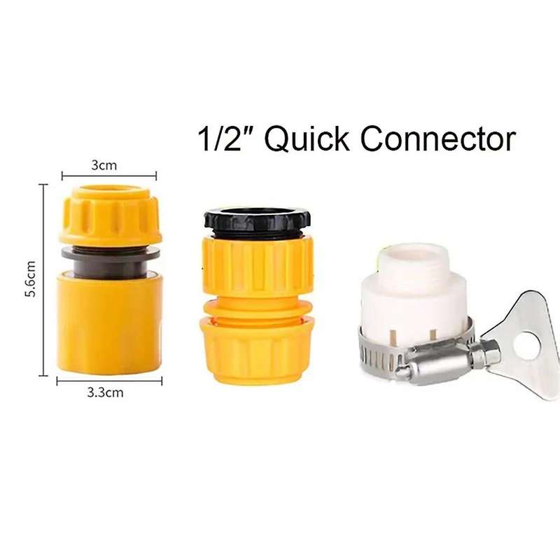 Portable High Pressure Cleaning Watering Hose Nozzle Foam Thread Quick Connector