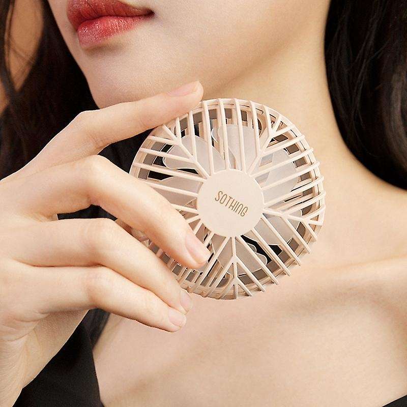 Portable Makeup Mirror, Portable Mini Mirror with Light, Silent Fan, Foldable Mirror