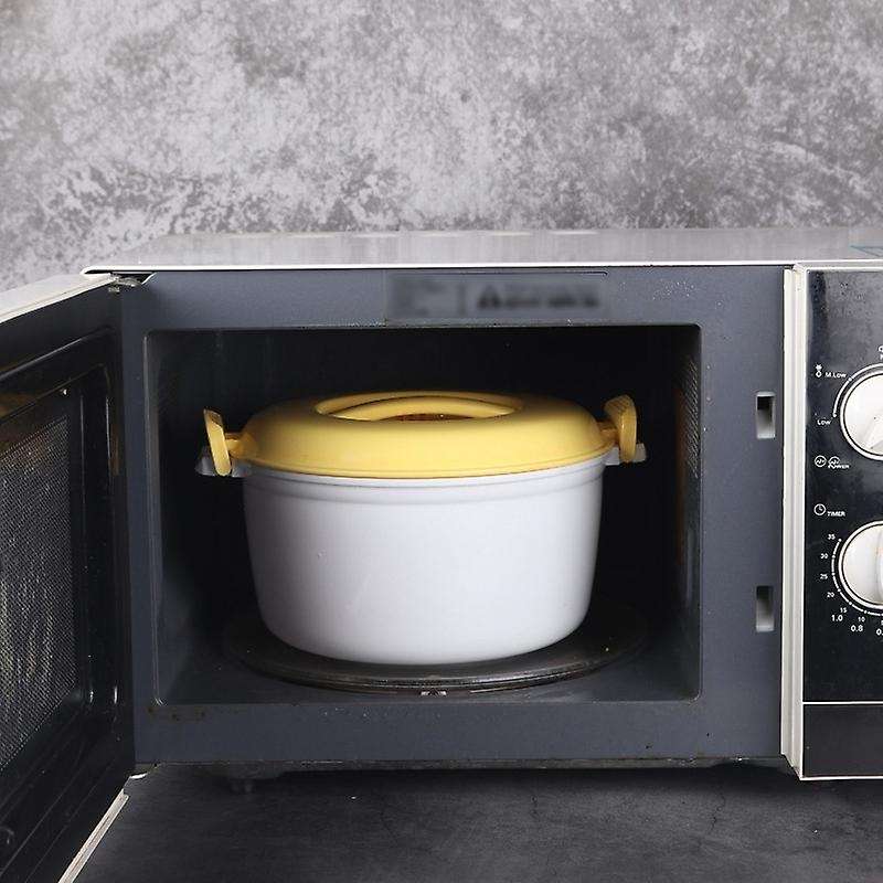 Portable Microwave Oven Rice Cooker Multifunctional Steamer 2800Ml Insulation Lunch Box Steaming Ute