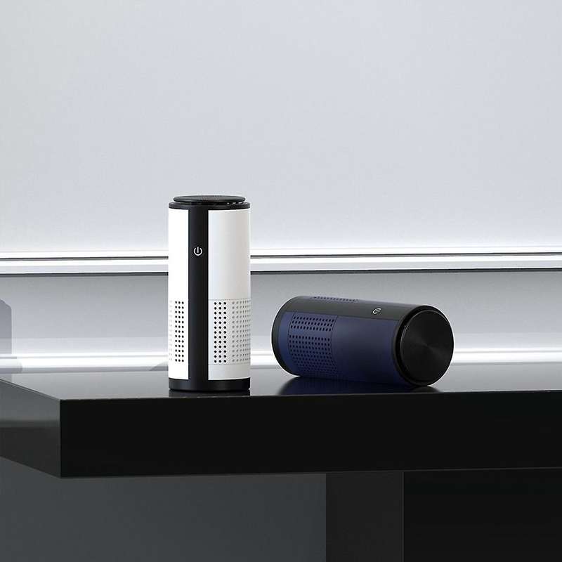 Portable Mini Car Air Purifier Effective Air HEPA Filter Car Negative Ion Purifier for /Dust/Pollen/