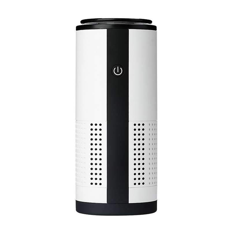 Portable Mini Car Air Purifier Effective Air HEPA Filter Car Negative Ion Purifier for /Dust/Pollen/